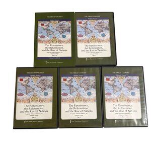Great Courses Renaissance Reformation Rise of Nations DVD Guidebook Complete Set